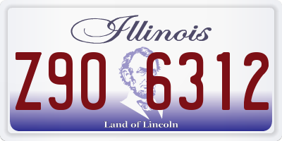 IL license plate Z906312