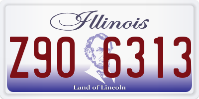 IL license plate Z906313