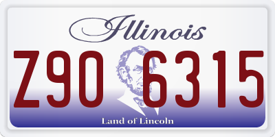 IL license plate Z906315