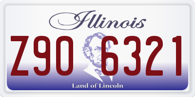 IL license plate Z906321