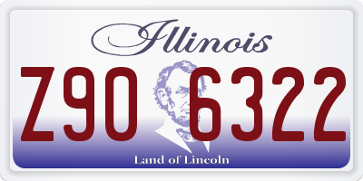 IL license plate Z906322