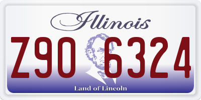 IL license plate Z906324