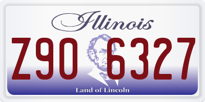 IL license plate Z906327