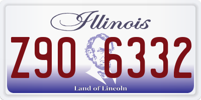 IL license plate Z906332