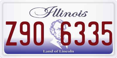 IL license plate Z906335