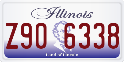 IL license plate Z906338