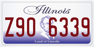 IL license plate Z906339