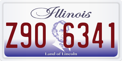 IL license plate Z906341