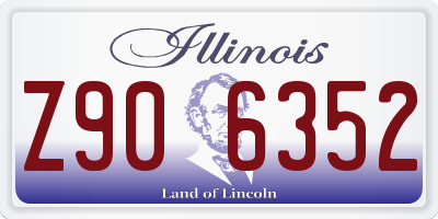 IL license plate Z906352