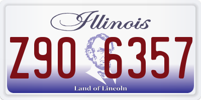 IL license plate Z906357