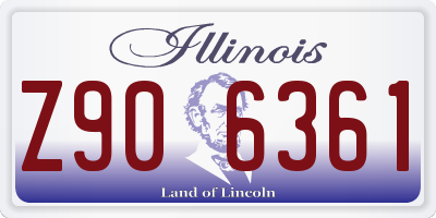 IL license plate Z906361