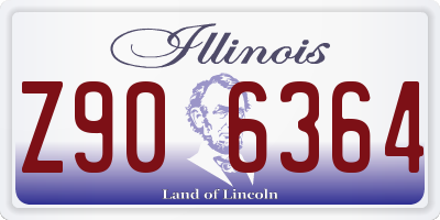 IL license plate Z906364