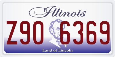 IL license plate Z906369