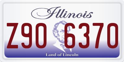 IL license plate Z906370