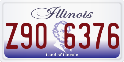 IL license plate Z906376