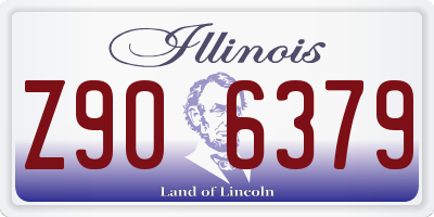 IL license plate Z906379