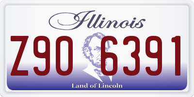 IL license plate Z906391
