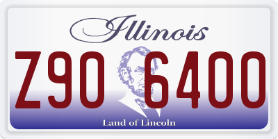 IL license plate Z906400