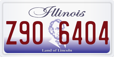 IL license plate Z906404