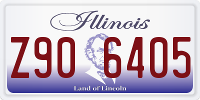 IL license plate Z906405