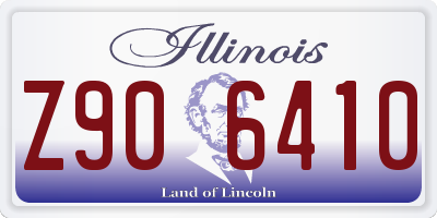 IL license plate Z906410