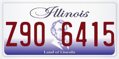 IL license plate Z906415