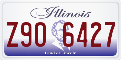 IL license plate Z906427