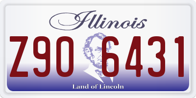 IL license plate Z906431