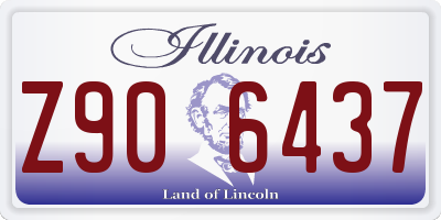 IL license plate Z906437
