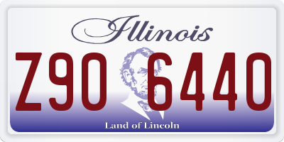IL license plate Z906440