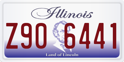 IL license plate Z906441