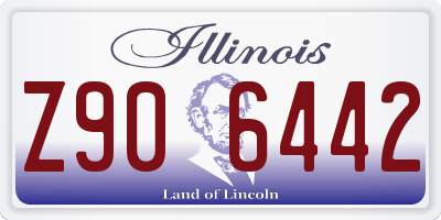 IL license plate Z906442