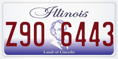 IL license plate Z906443
