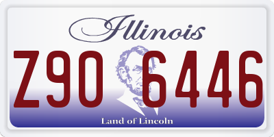 IL license plate Z906446