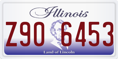 IL license plate Z906453