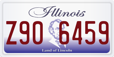 IL license plate Z906459