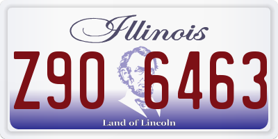 IL license plate Z906463