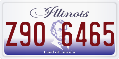 IL license plate Z906465
