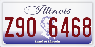 IL license plate Z906468