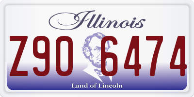 IL license plate Z906474