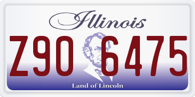 IL license plate Z906475
