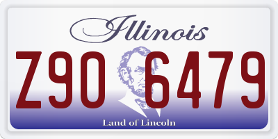 IL license plate Z906479