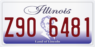 IL license plate Z906481