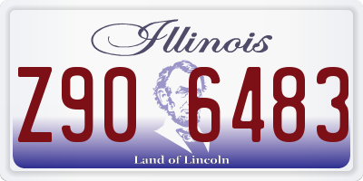 IL license plate Z906483