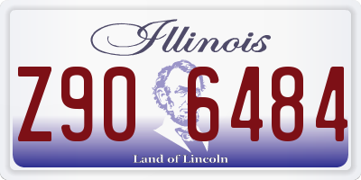 IL license plate Z906484