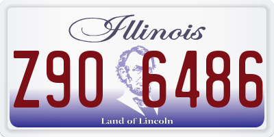 IL license plate Z906486