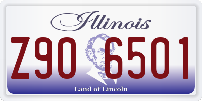 IL license plate Z906501