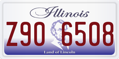 IL license plate Z906508