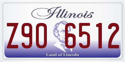 IL license plate Z906512