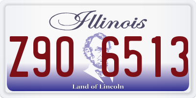 IL license plate Z906513